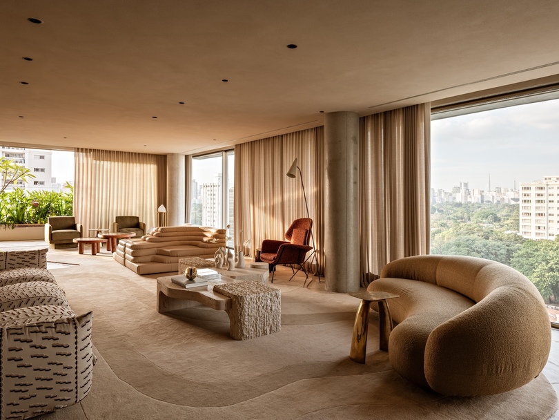 Suite Arquitetos 设计的的极简主义公寓 Apartamento JLS