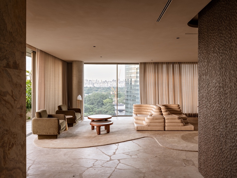 Suite Arquitetos 设计的的极简主义公寓 Apartamento JLS