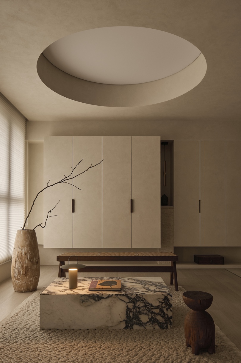 MoreIn Design 设计的极简主义公寓 Home for Mutual Gaze