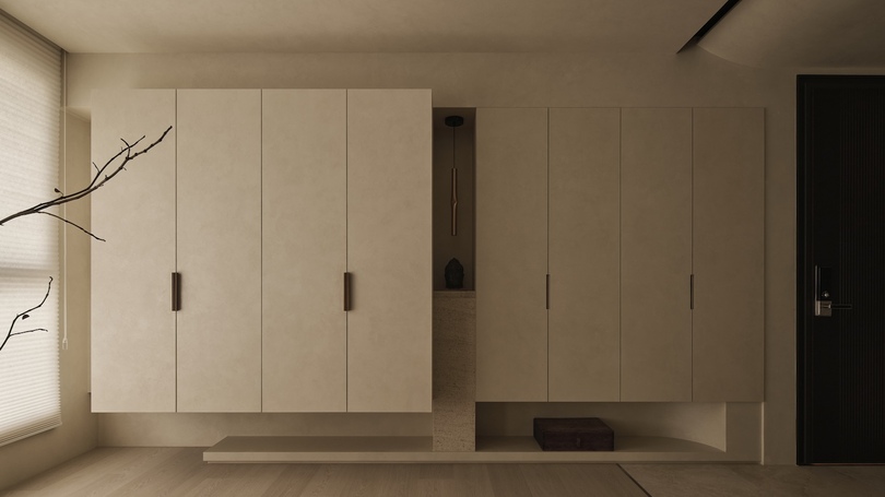 MoreIn Design 设计的极简主义公寓 Home for Mutual Gaze
