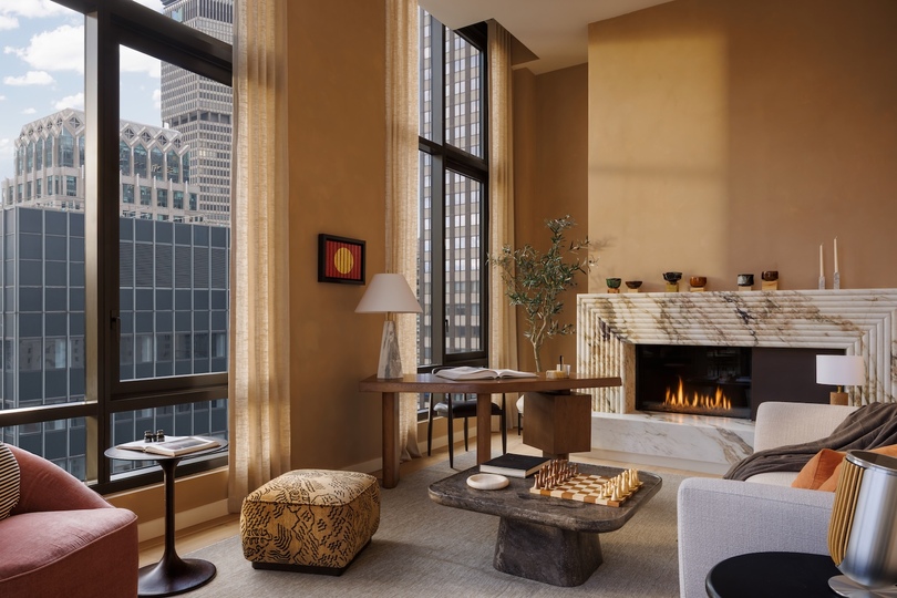 frenchCALIFORNIA 设计的极简主义公寓 Monogram Penthouse