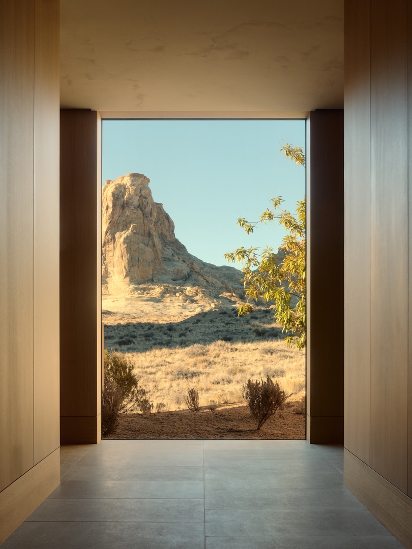 Amangiri 六卧别墅设计|犹他峡谷中的极简奢华室内空间