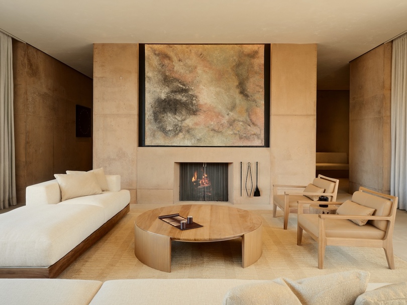 Amangiri 六卧别墅设计|犹他峡谷中的极简奢华室内空间