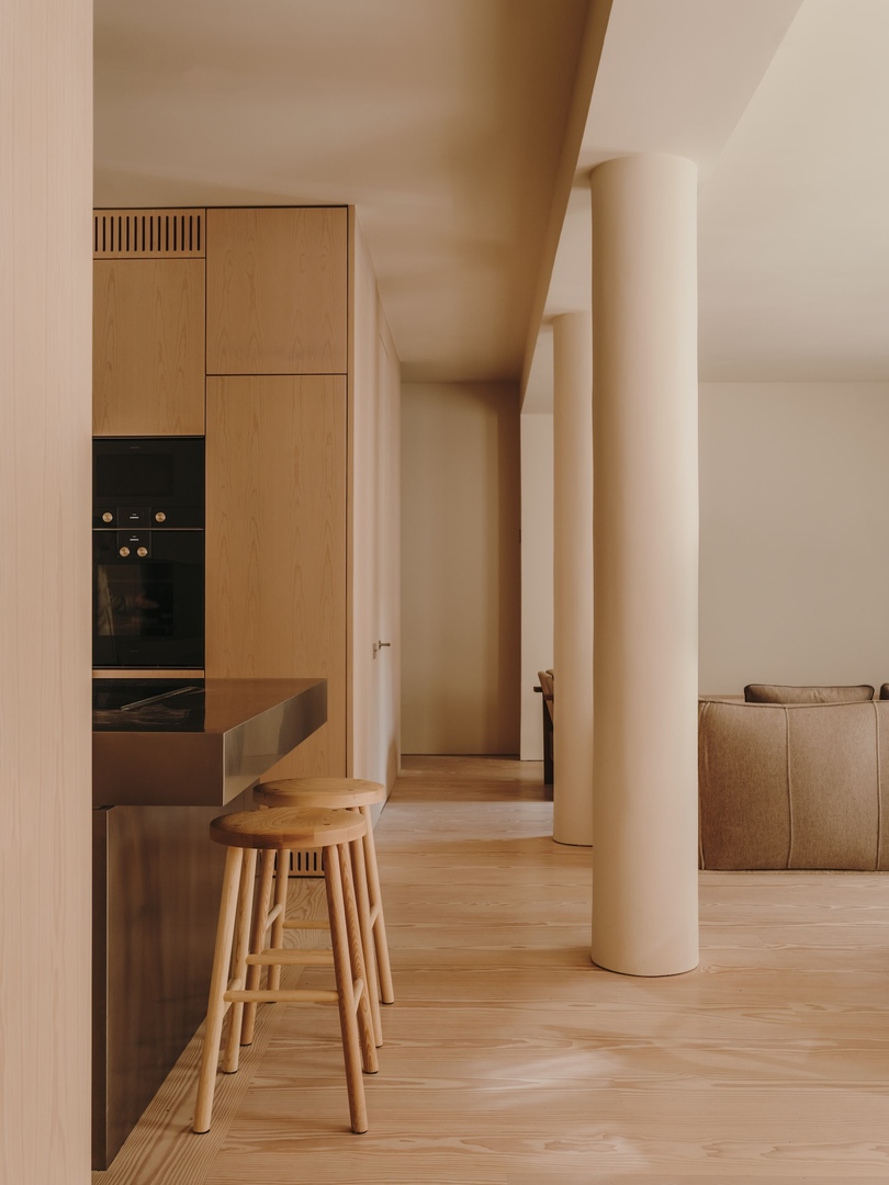 由 Plantea Estudio 设计的极简主义公寓 Casa Ambrose