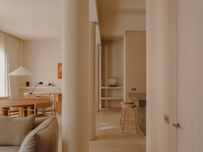 由 Plantea Estudio 设计的极简主义公寓 Casa Ambrose