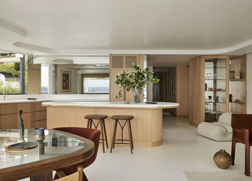 Studio ZAWA 设计的极简主义住宅 Darling Point Apartment