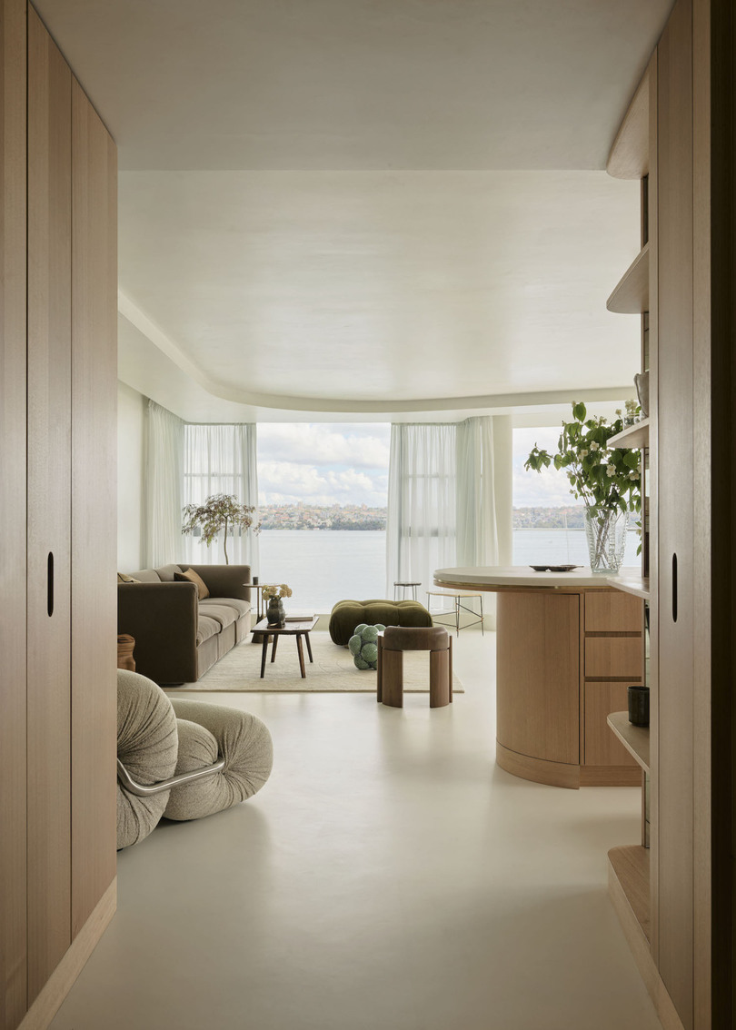 Studio ZAWA 设计的极简主义住宅 Darling Point Apartment