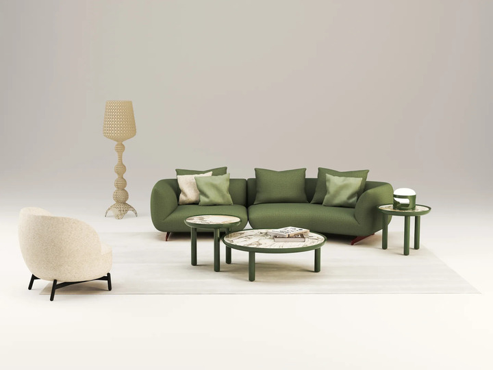由Ludovica Serafini与Roberto Palomba设计的Kartell沙发