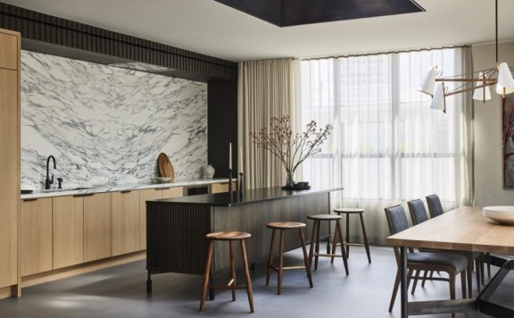 Morris Adjmi设计的极简顶层公寓Austin Nichols Penthouse