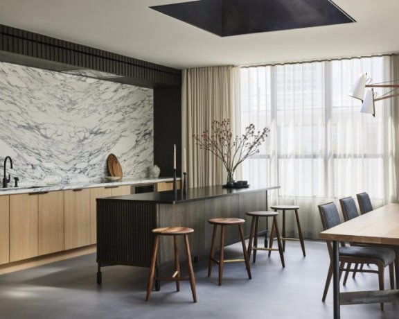 Morris Adjmi设计的极简顶层公寓Austin Nichols Penthouse