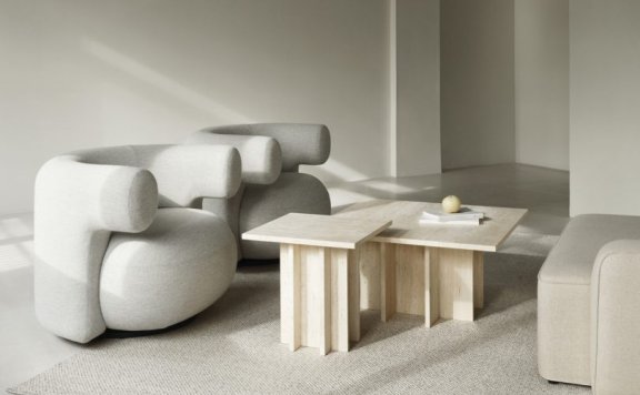 丹麦家具品牌:Normann Copenhagen推出柔软的Burra椅子系列