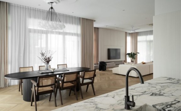 由Wuuu Studio设计的极简主义住宅Gradient of Vein