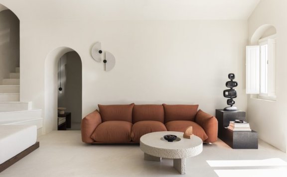 Kapsimalis Architects设计的极简住宅Summer House in Oia