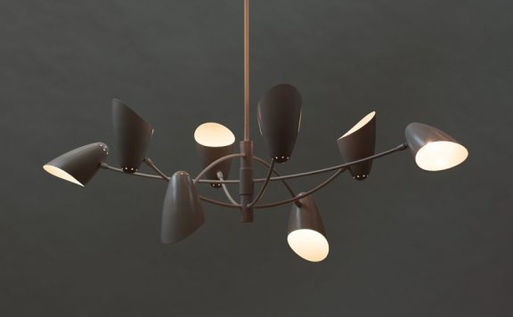 David Weeks Studio重新推出标志性的“铝子弹”吊灯