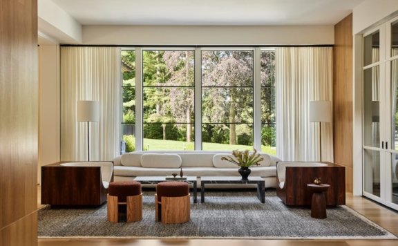 Monica Fried Design设计的极简住宅Old Westbury