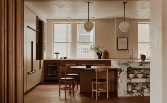 由General Assembly设计的极简主义公寓West End Ave