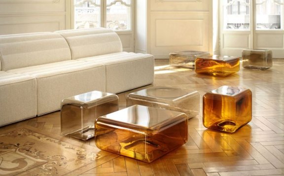 Sabine Marcelis设计的Lokum桌子是家居玻璃珠宝