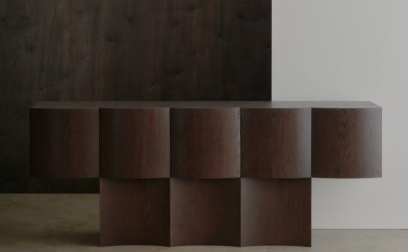 由Sabu Studio设计的极简风格的橱柜Lune Cabinet