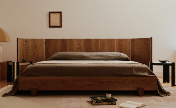 由Danny Kaplan设计的极简主义床Paravent Bed
