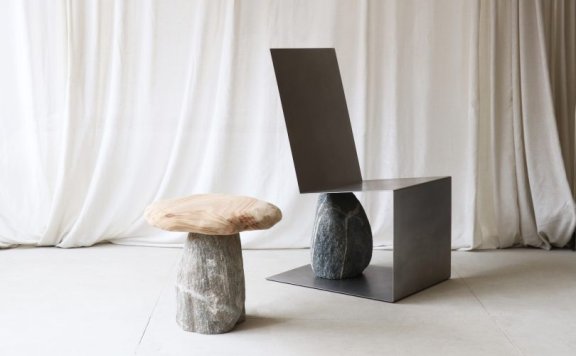 Batten and Kamp, Henry D’Ath设计的极简边桌Bolete