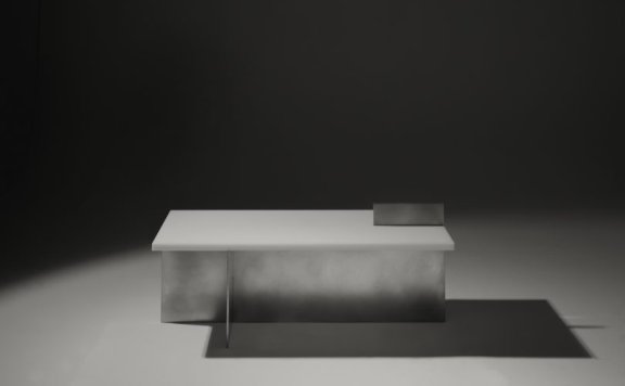 Studio Röder设计的极简咖啡桌Flip Pulpit