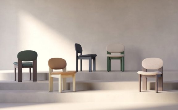 由Kateryna Sokolova设计的极简主义椅子Archipen