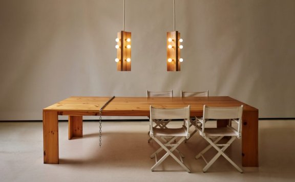 Blue Green Works设计的极简照明Wood Lighting