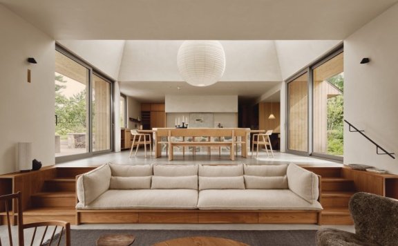 Bureau Tempo设计的极简住宅Pine Island Cottage