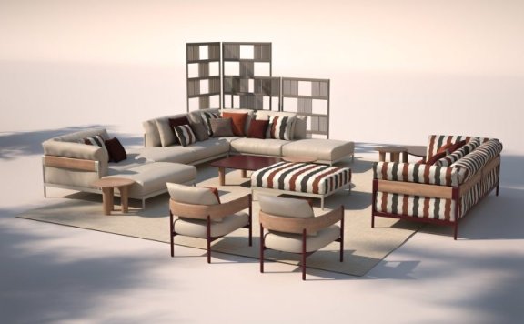 意大利家具品牌:Talenti新推出的户外家具系列Flow