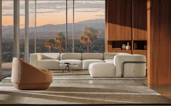 由Controvento设计的极简主义沙发Bangle