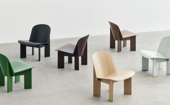 Andreas Bergsaker设计的休闲椅Chisel Lounge Chair