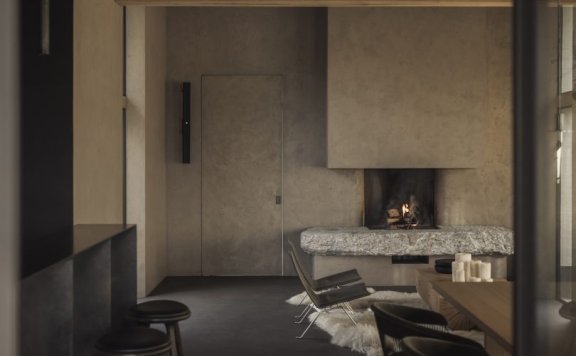 T J I P interior architects设计的极简主义住宅Gits Berg