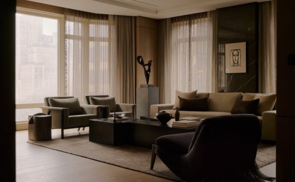 Jessica Gersten Design设计的极简公寓15 Central Park West