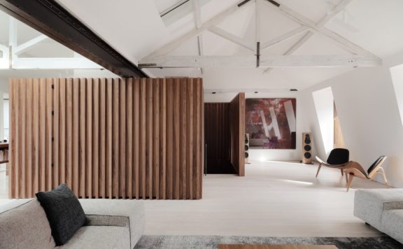 Carmody Groarke设计的极简公寓Covent Garden Penthouse