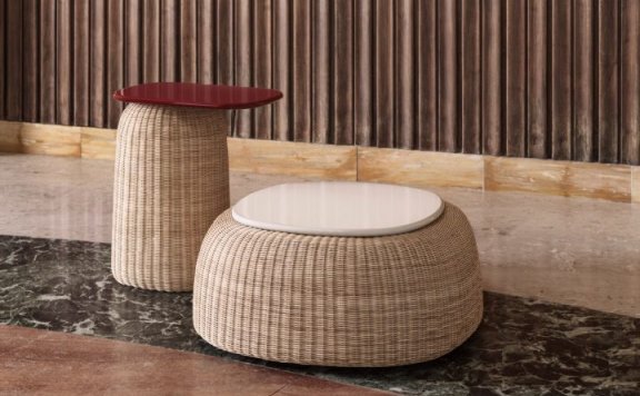 意大利家具品牌:柔软的柳条轮廓塑造了新款Frigerio家具