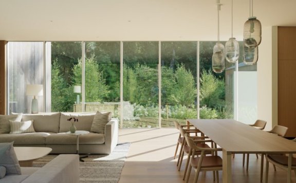 Heliotrope Architects设计的极简住宅Interurban Residence