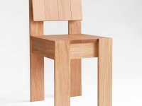 Akasaki & Vanhuyse设计的极简主义椅子Tableau Chair