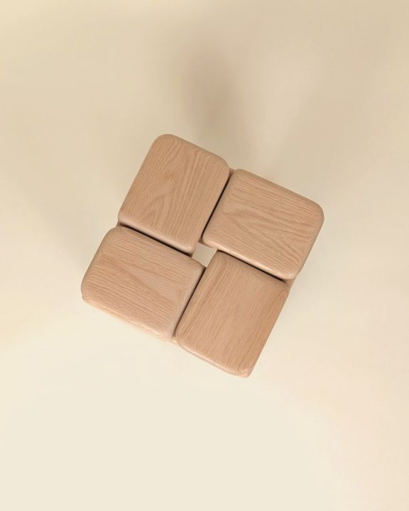 由Luis Gimeno设计的极简主义凳子Knot Stool