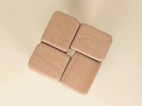 由Luis Gimeno设计的极简主义凳子Knot Stool