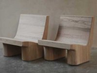 Joel Escalona设计的极简主义椅子Muted Easy Chairs