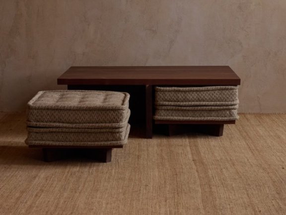 Beson设计的极简家具Noa Coffee Table & Ottomans