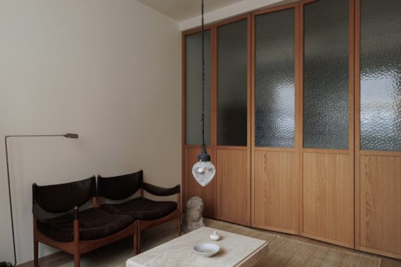 SIDOM DESIGN设计的极简住宅Living & Listening Room