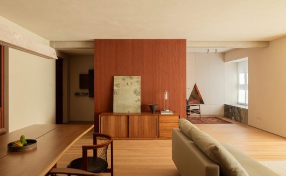 PUJU Design Studio设计的极简主义公寓Natural Shelter