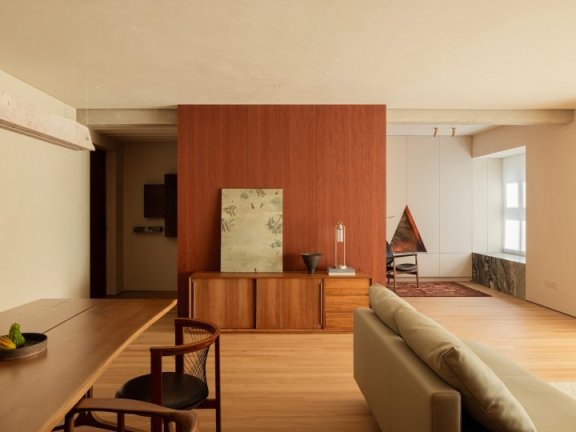 PUJU Design Studio设计的极简主义公寓Natural Shelter