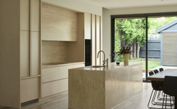 Matthew James设计的极简主义厨房Malvern Residence