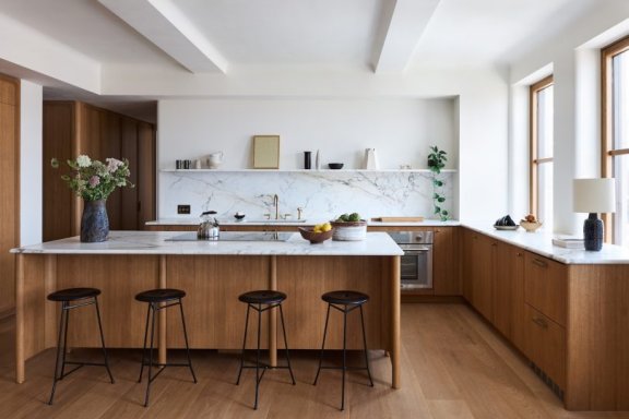 Lang Architecture 设计的极简主义公寓 East Village Apartment