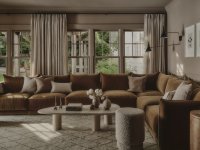 Tryon Hill 住宅室内设计:让黄铜、大理石与木材记录生活痕迹