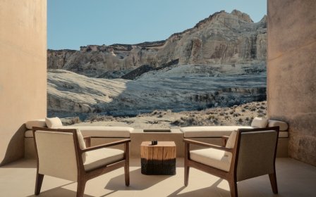 Amangiri 六卧别墅设计|犹他峡谷中的极简奢华室内空间