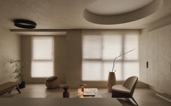 MoreIn Design 设计的极简主义公寓 Home for Mutual Gaze