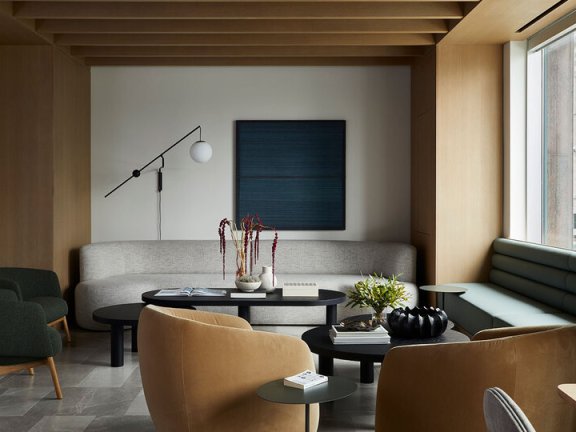 办公空间设计:Studio Ha/Wa 打造温暖高级的员工休闲区